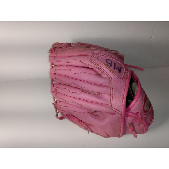 Two WILSON Child's T-Ball/Baseball Gloves (10" / 10.5" RHT) | Pink - Picture 11 of 12